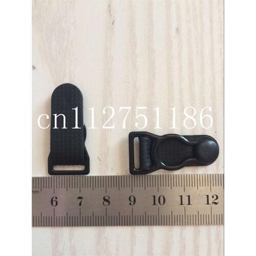 100 pcs/pack 1.2cm 12mm Black sexy Metal Iron plastic Durable bra Strapsadjustable metal suspenders garter buckle clips
