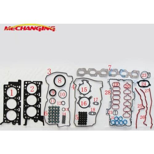 AJ For MAZDA TRIBUTE MPV II OR fit ford ESCAPE MAVERICK 3.0 V6 24V Engine Rebuild Kits ENGINE GASKET Parts Full Set 50235700