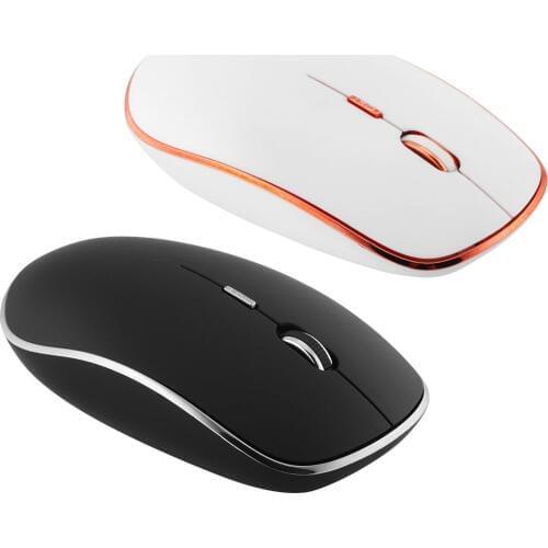 2.4G Wireless Computer Mouse Slim Silent with Nano Receiver,1800DPI Adjustable optical Mouse Silent Click for PC Laptop