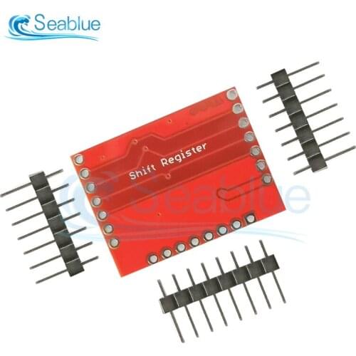 DC3.3-5V 74HC595 Expansion Module Shift Register With Standard Serial (SPI) Interface