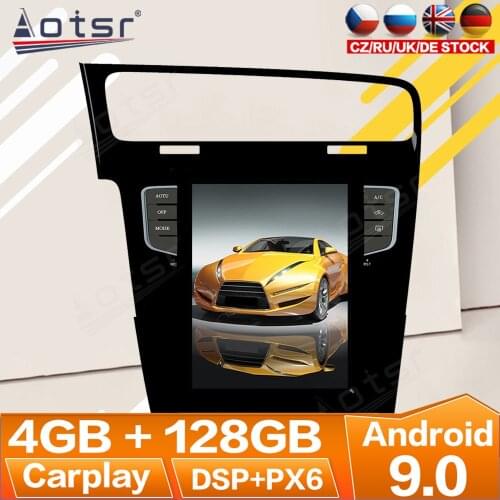 Carplay For VW Golf 7 2013 2014 2015 2016 Android Radio Multimedia Car Cassette Recorder Stereo Player Tesla GPS Navi Head Unit
