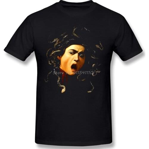 Caravaggio Medusa Art Lover Special TShirt Goth 1980s Subculture Rock Romance Casual Size S-6XL Summer T-shirt For Men Women