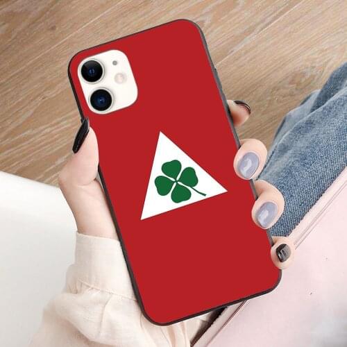 Quadrifoglio Classic Alfa Romeo soft TPU border phone case for iphone 11PRO MAX 11 X XS XR XSMAX 6 plus 7 7plus 8 8plus cover