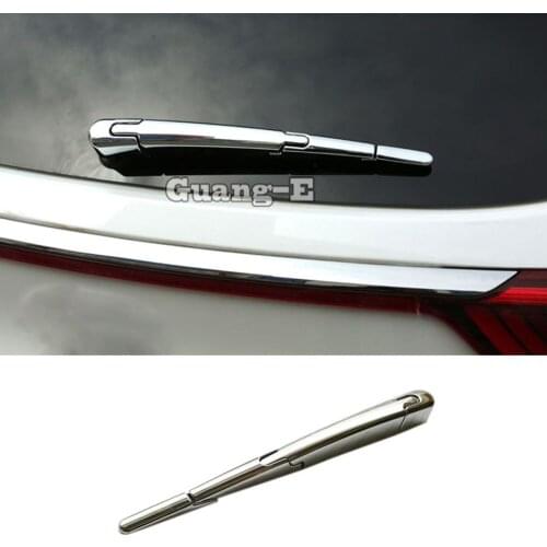 Molding Trim Windscreen Trim ABS Chrome Car Rear Glass Wiper Nozzle Tail Window Frame 4pcs For Kia Sportage KX5 2016 2017 2018