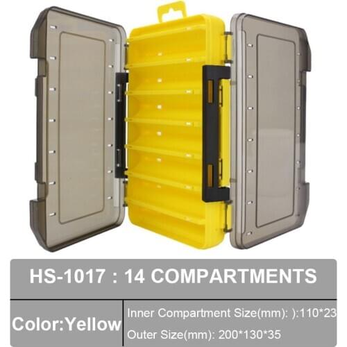 High quality Fishing lure set case Storage box Multifunction fishing lure tackle box with three sizes durable large capacity