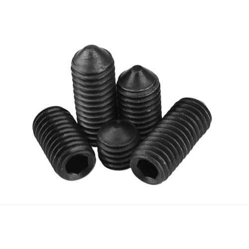 Hexagon Socket Tip Set Screws 12.9 M2.5 M3 M4 M5*3/4/5/6/8/10/12/16 10 Pcs