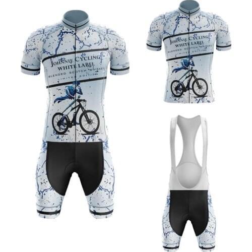 New Maillot Ciclismo Hombre Cycling Jersey Set roupa de ciclismo masculino Bib Shorts Gel Breathable Pad MTB
