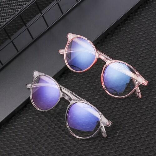 Men Women Anti Blue Rays Radiation Blocking Glasses Anti-UV Flat Mirror Eyeglasses Blue Light Glasses Fashion Computer Goggles