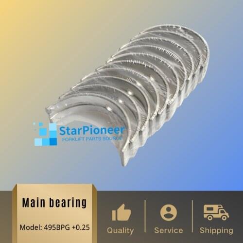 Engine bearing Crankshaft bearing Main bearing +0.25 Engine 495BPG