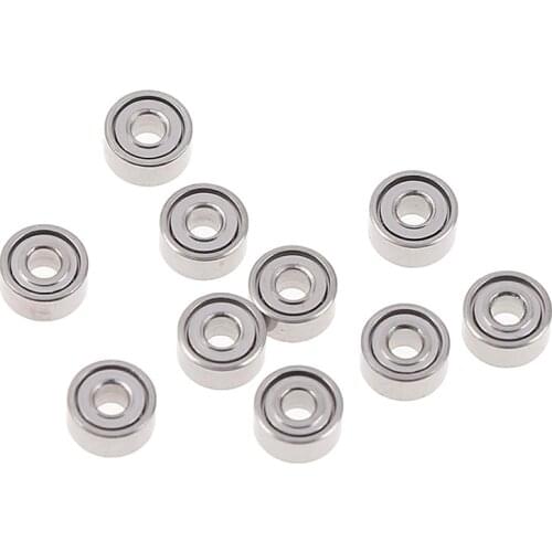 Hot 10Pcs 681XZZ 1.5x4x2mm Open Miniature Bearings Ball Mini Hand Bearing Spinner Shafts Accessories