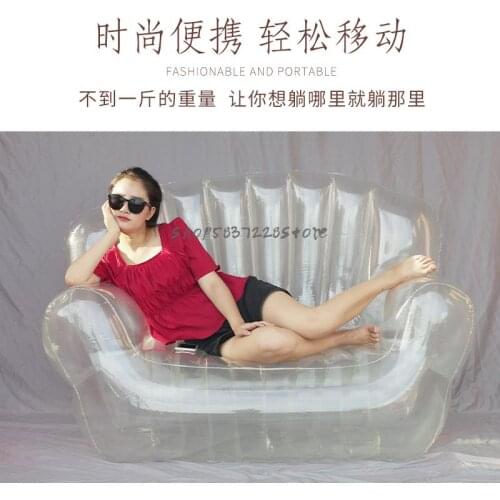 Net Red Inflatable High Quality Luxury Atmosphere Couple Fashion Export Products Double Sofa Factory Direct Sales