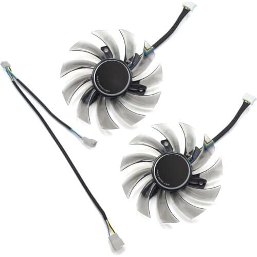 75mm GA81S2U DC 12V 0.35A 4Pin Cooler Fan 40x40x40MM For ZOTAC GTX 970 Graphics Video Card Fans