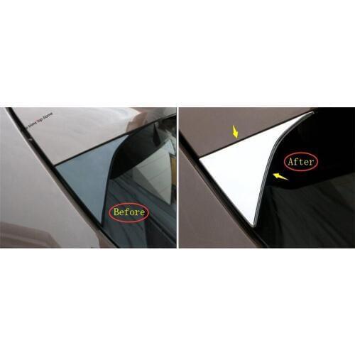 Yimaautotrims Exterior Refit Kit For KIA Sportage 2016 2017 2018 2019 2020 ABS Chrome Rear Window Tail Wing Sequins Cover Trim