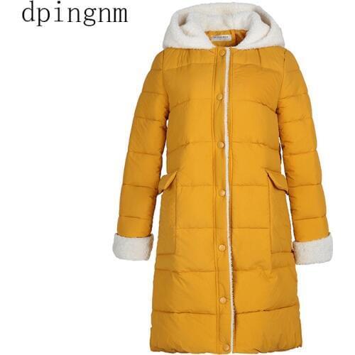 Big Size Women Jackets woman parka Winter 2018 female Jacket Warm winter cotton coat women fur hoodies womens long parkas J2645