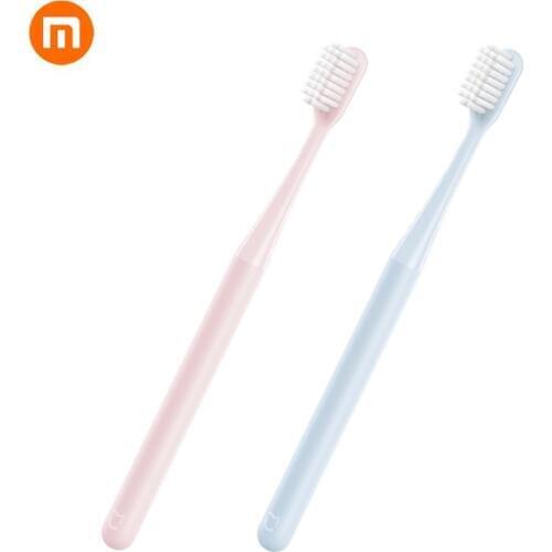 Xiaomi Mijia Toothbrush Pink&Blue Manual Ultra Fine Soft Hair Deep Cleaning Tartar Removal Tooth Brush For Ourdoor Travel Brush