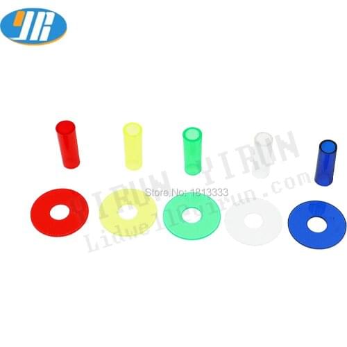 10Set Clear Protective sleeve + Dust gasket For JLF-CD SANWA Joystick Led Joystick
