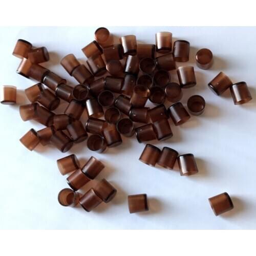 120Pcs Plastic Beekeeping Queen Cell Cup Bee Foundation Beekeeping Tools Brown Bee Queen Rearing Cell Cups Incubation