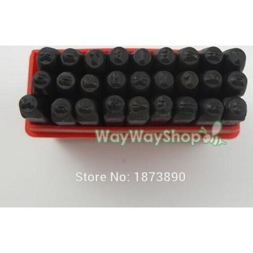 2mm 3mm 4mm ALPHABET Die Punch Letter Steel Stamp in Case for Jewelers Set METAL