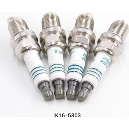4PCS Spark Plug Iridium Candles IK16 5303 For Toyota Nissan Honda Hyundai Kia Mercedes-Benz Audi BMW VW JEEP IK16-5303 ikh16tt
