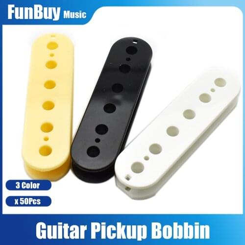 50pcs Screw Magnetic Humbucker Guitar Pickup Bobbins for Neck and Bridge Pickup