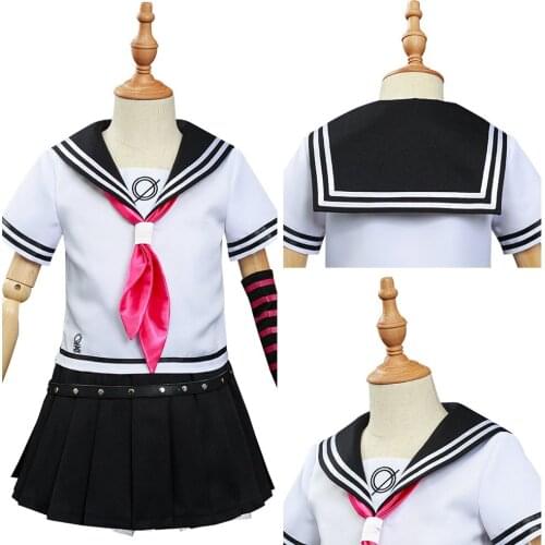 Anime Danganronpa Dangan Rondo -Yuibu Miota Cosplay Costumes Kids Girls School Uniform Dress Outfits Halloween Carnival Suit