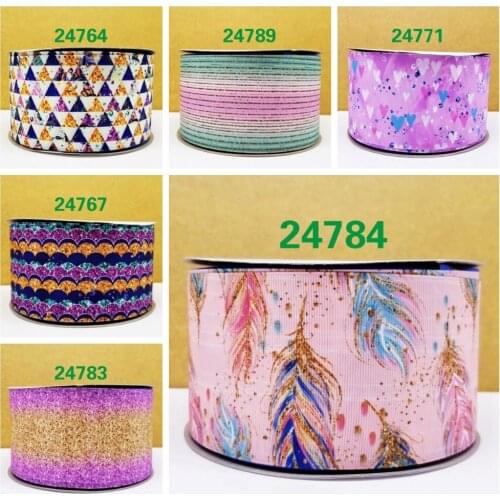 Free shipping 50 yard cartoon printed grosgrain ribbon 24784