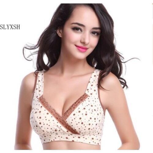 Breast Feeding Maternity Nursing Bra sleep bra for nursing pregnant women Breastfeeding cotton Wire free Bras underwear