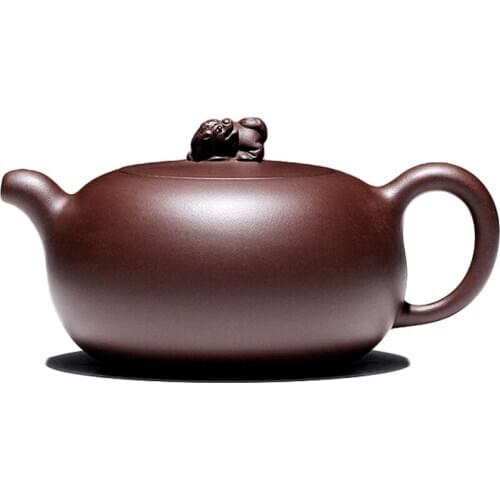 Two 】 yixing recommended pure manual suit household kung fu tea set xin-sheng li tinged with pot