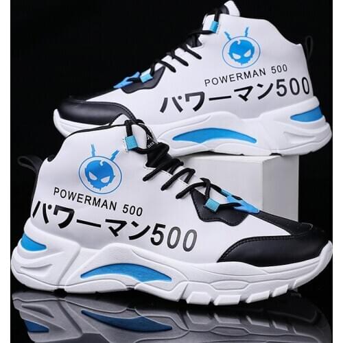 Autumn and winter breathable trendy sneakers explosive high-top sneakers low-top autumn and winter sports shoes