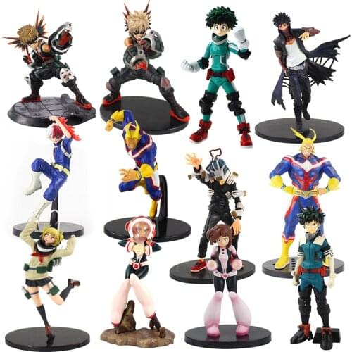 My Hero Academia Bakugou Katsuki All·Might Todoroki Shoto Shigaraki Tomura OCHACO URARAKA PVC Figure Model Toy