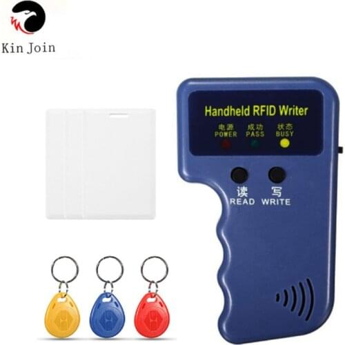 KINJOIN Handheld 125KHz EM4100 RFID Copier Writer Duplicator Programmer Reader ID Card Reader/Writer