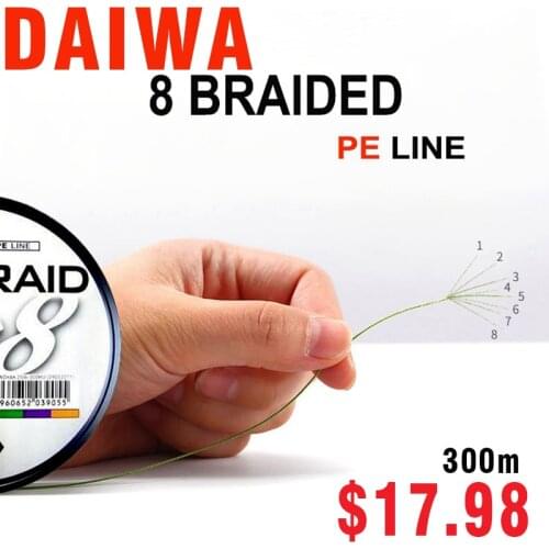 SEA FISHING J-BRAID 8A 300M 3 COLORS 8 wire braid line monofilament 30-100lb fishing line made in japan pesca