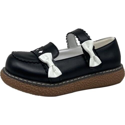 Mary Jane Small Leather Shoes Female Retro Single Shoes Japanese Cute Summer 2021 New Forest Girl Soft Sister Light Bow Cosplay