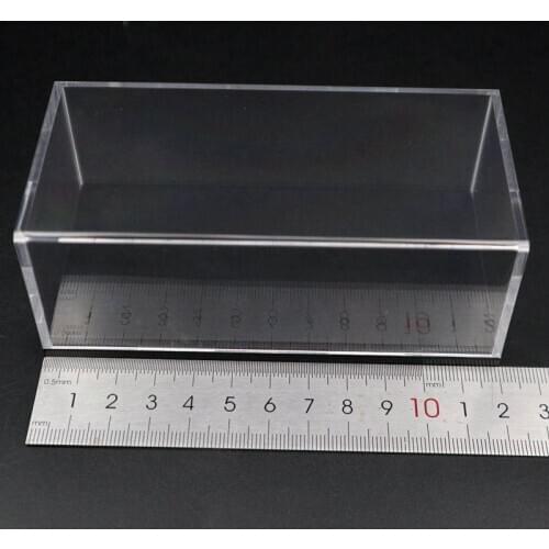 Model Car Acrylic Case Display box Transparent Dustproof with Black Base 1/64 1/43 1/32 1/24 1/18