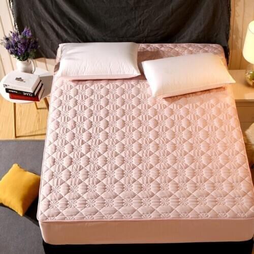 New 200*220*25cm Hypoallergenic Quilted Bed Mattress Pad Mattress Cover Mattress Soft Protector Mattress Topper Matelas Washable
