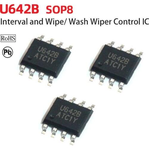 U642B U642 SOP8 BInterval and Wipe/ Wash Wiper Control IC ASIC ic Integrated circuit SMD