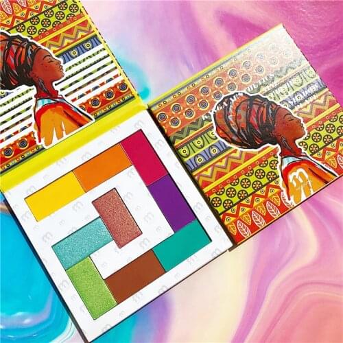 Makeup Beauty 9 Color Glitter Eyeshadow Powder Palette Party Palette Shimmer Matte Eyeshadow Pallete Pigmented Metallic Cosmetic