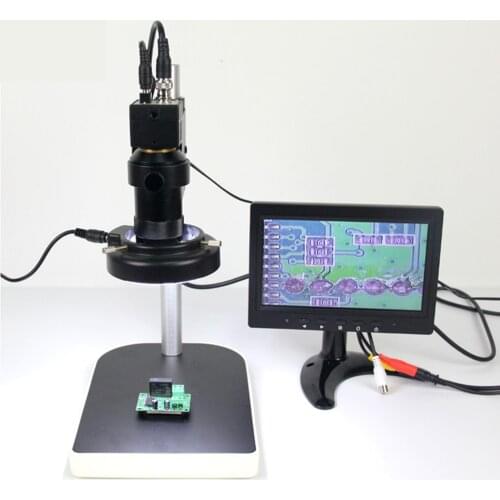 TBK 10A MINI 10-130X Professional Microscope Electronic Display Amplification Magnifier for Iphone BGA CPU Motherboard Repair