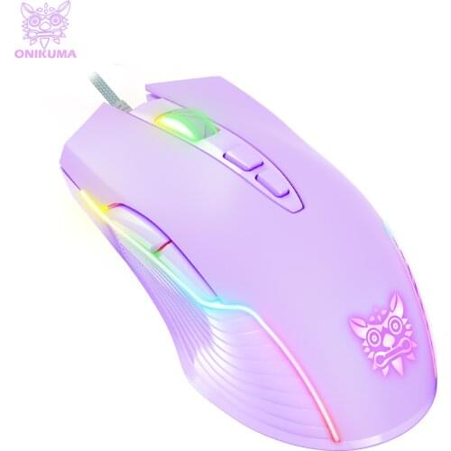 USB Wired Gaming Mouse, 6-Speed DPI Adjustable 6400DPI, 7-Button RGB Light Optical Mouse, Suitable For PC, Laptops, Gamer