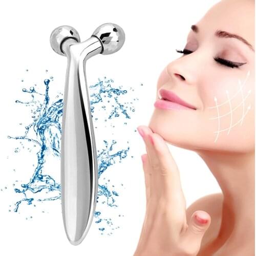 3D Roller Massager Y Shape 360 Rotate Thin Face Body Shaping Relaxation Lifting Wrinkle Remover Facial Massage Relaxation Tool