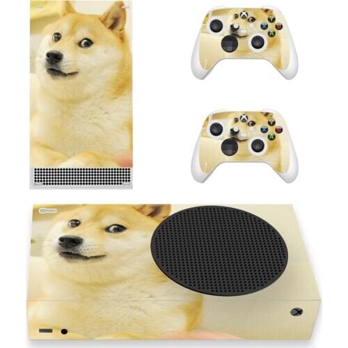 Dog Style Xbox Series S Skin Sticker for Console & 2 Controllers Decal Vinyl Protective Skins Style 1