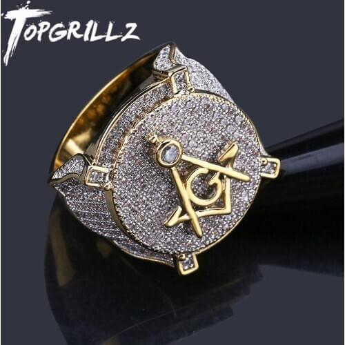 TOPGRILLZ Gold Rings For Men