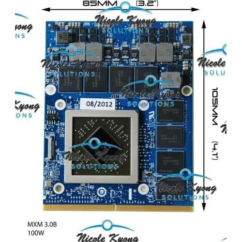 CLEVO ver HD 7970M HD7970M 2G DDR5 VGA Video Card for P150SM P157SM P151SM1 P570WM3P570WM