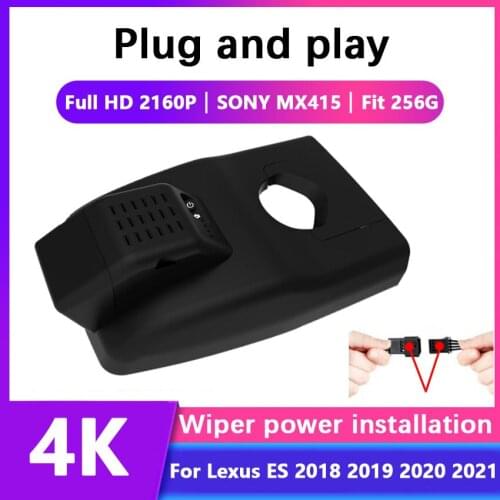 4K HD Car DVR Wifi Video Recorder Dash Cam Camera Easy to install For Lexus ES Series ES200 ES300H ES250 ES300H GS200H GS200T