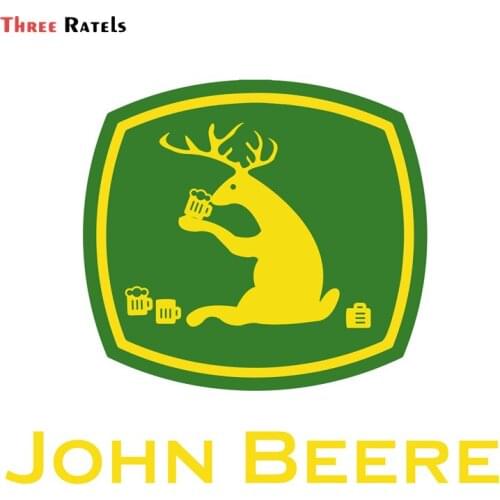 Three Ratels FC981 Vinyl Stickers for JOHN BEERE Farm Tractor Gator Farming AUTO MOTO Car Tuning Side Stickers Funny Decal