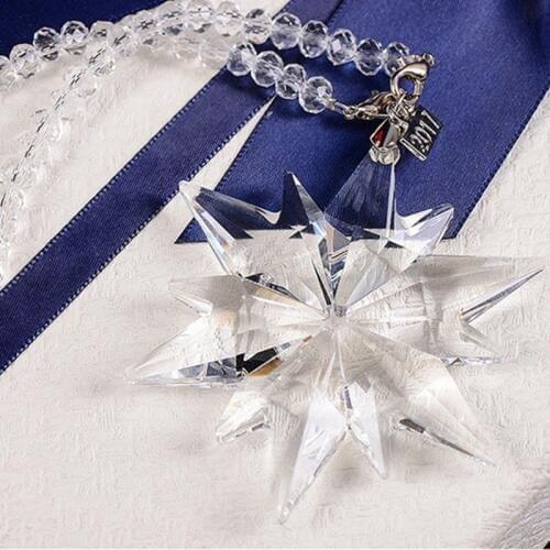 Top Quality 3Colors K9 Crystal Snowflake Chandelier Hanging Drops Christmas Ornaments For Window Suncatcher Or Car Decoration