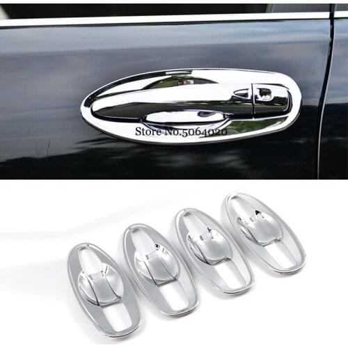 ABS Chrome For Nissan x-Trail T32 Rogue 2014 2015 2016 2017 accessories Car Door protector handle Bowl Cover Trim car styling
