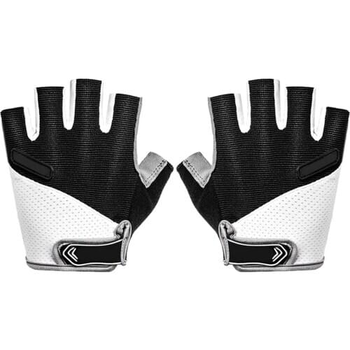1 Pair Of Male And Female Universal Breathable Half-Finger Bicycle Cycling Sports And Fitness Palm Protection Gloves