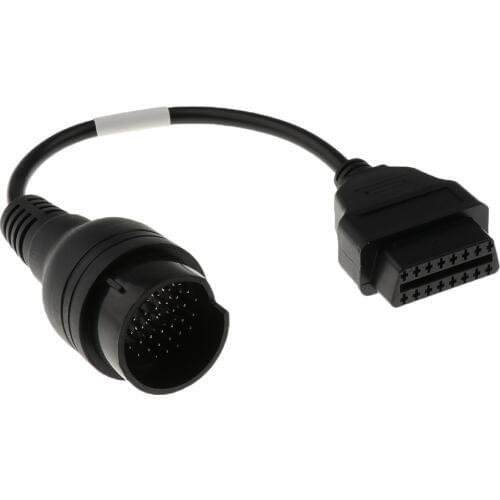 1 Pcs Car Scanner Code Reader Device OBD2 16 Pin Adapter Connector Cable For Lveco