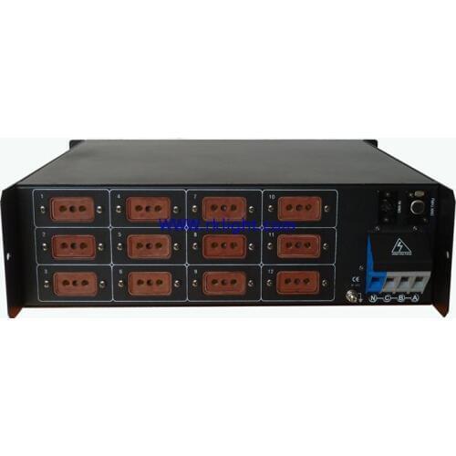 12-Way Digital Direct Box DMX512 Direct Box Light Relay Switch Box Relay Switch Cabinet